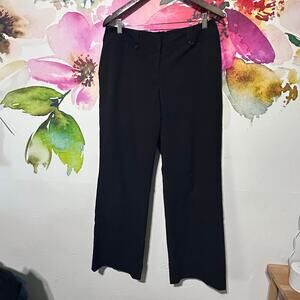 WORTHINGTON Stretch Women's Size 12 Straight Leg Dress Pants Stretch Black